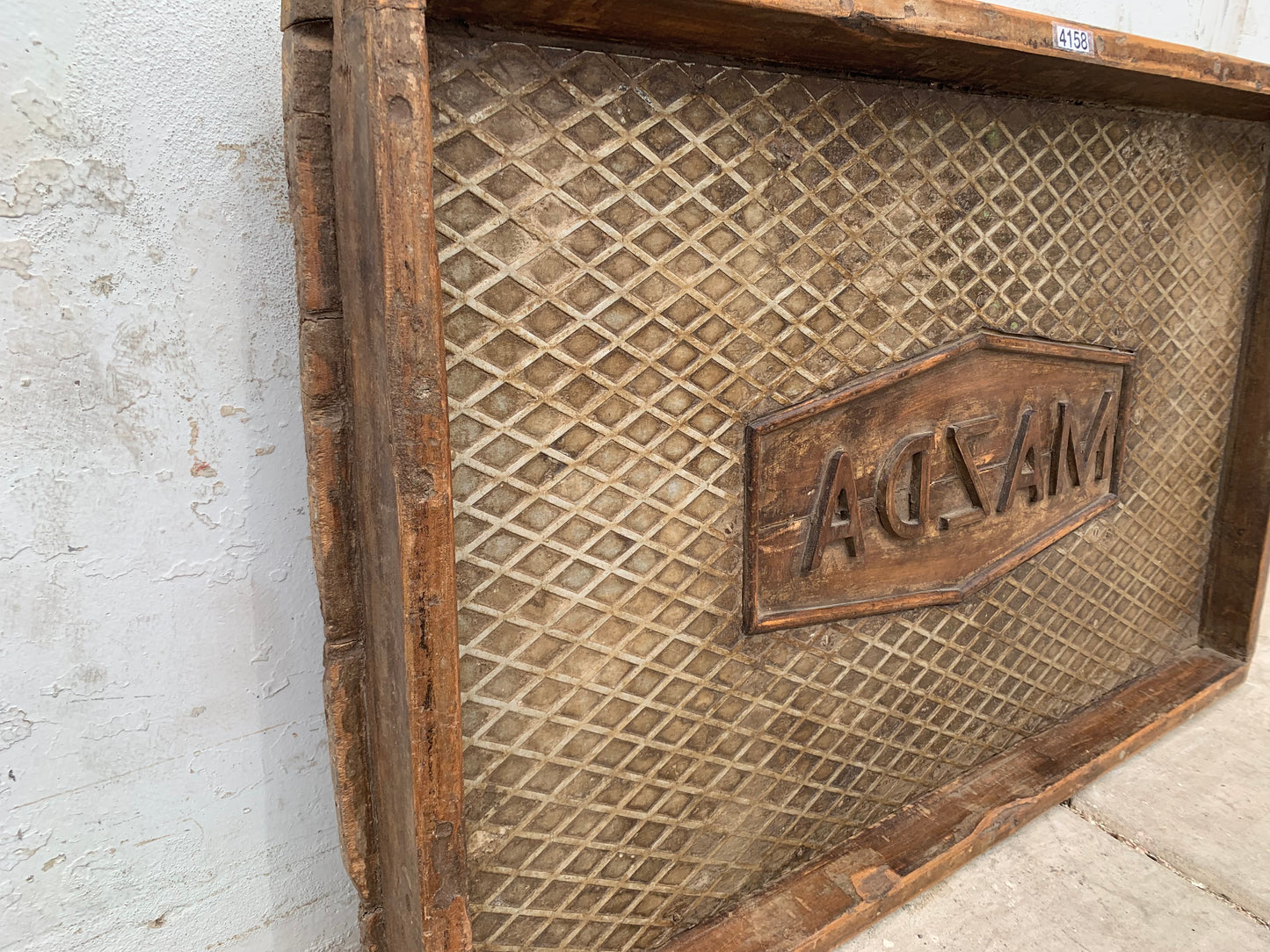 Industrial Wooden Mazda Foundry Mold