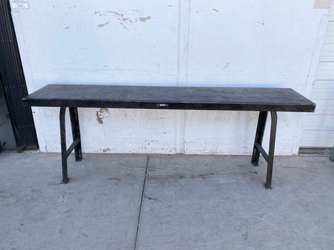 8 Ft Solid Steel Console Table