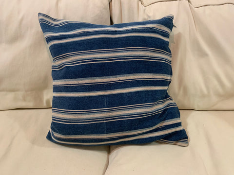 Blue Batik Pillow
