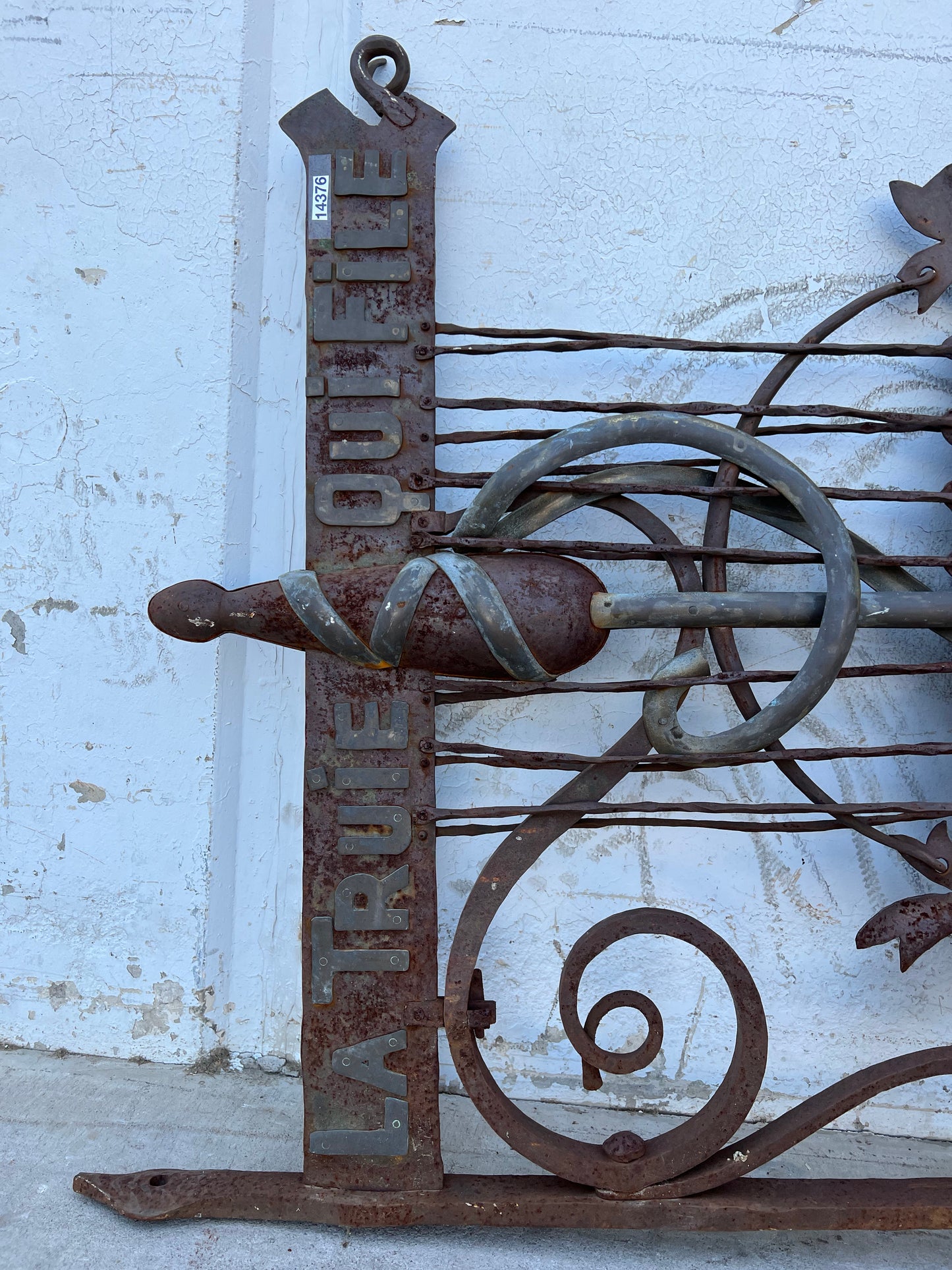 Antique Iron Sign