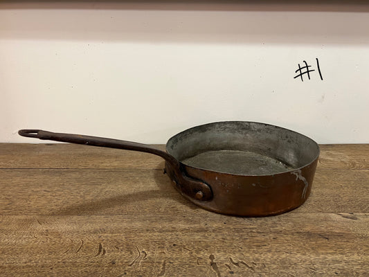 Decorative Large French Copper Pan