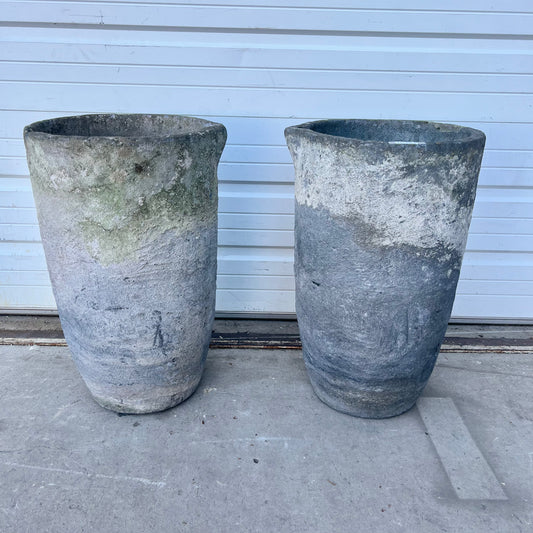 Pair of Tall French Crucibles