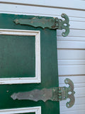 3 Panel Green Single Antique Freezer Door