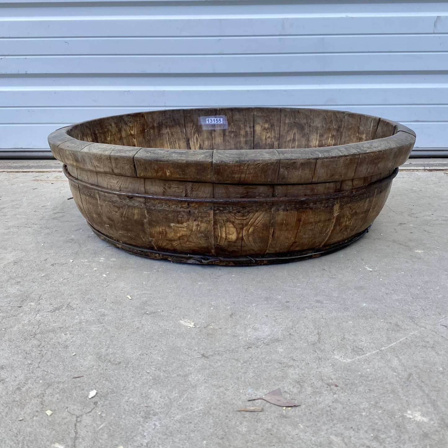 Round Turkish Wood Bowl