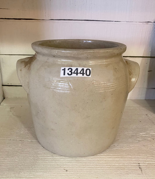 Medium Antique French Confit Pot
