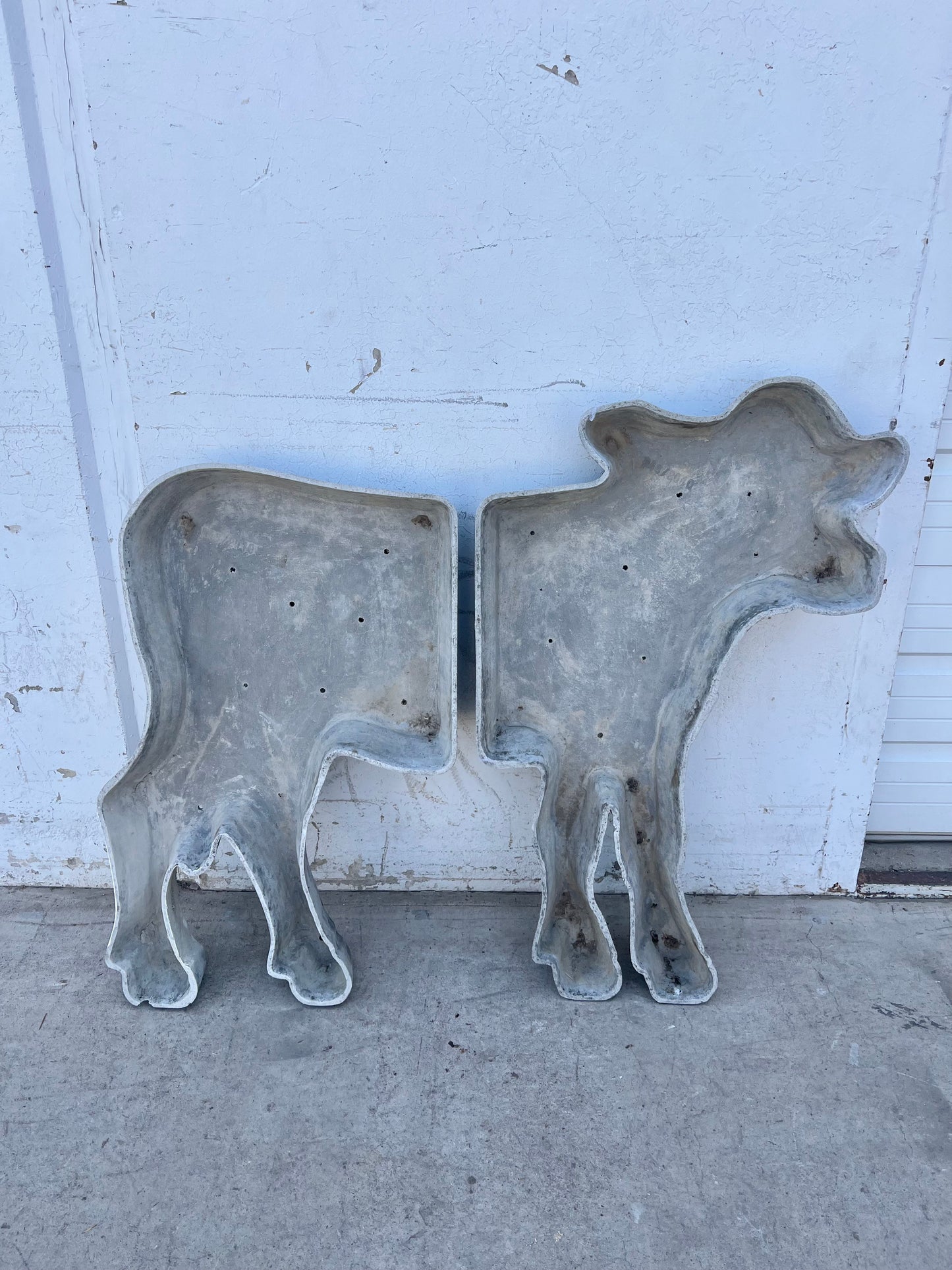 Eternit Cow Sculpture/Planter