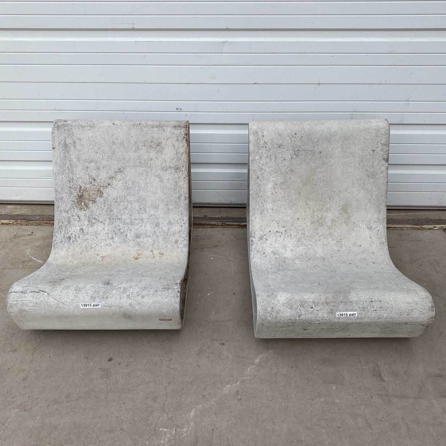 Pair of Willy Guhl Loop Chairs