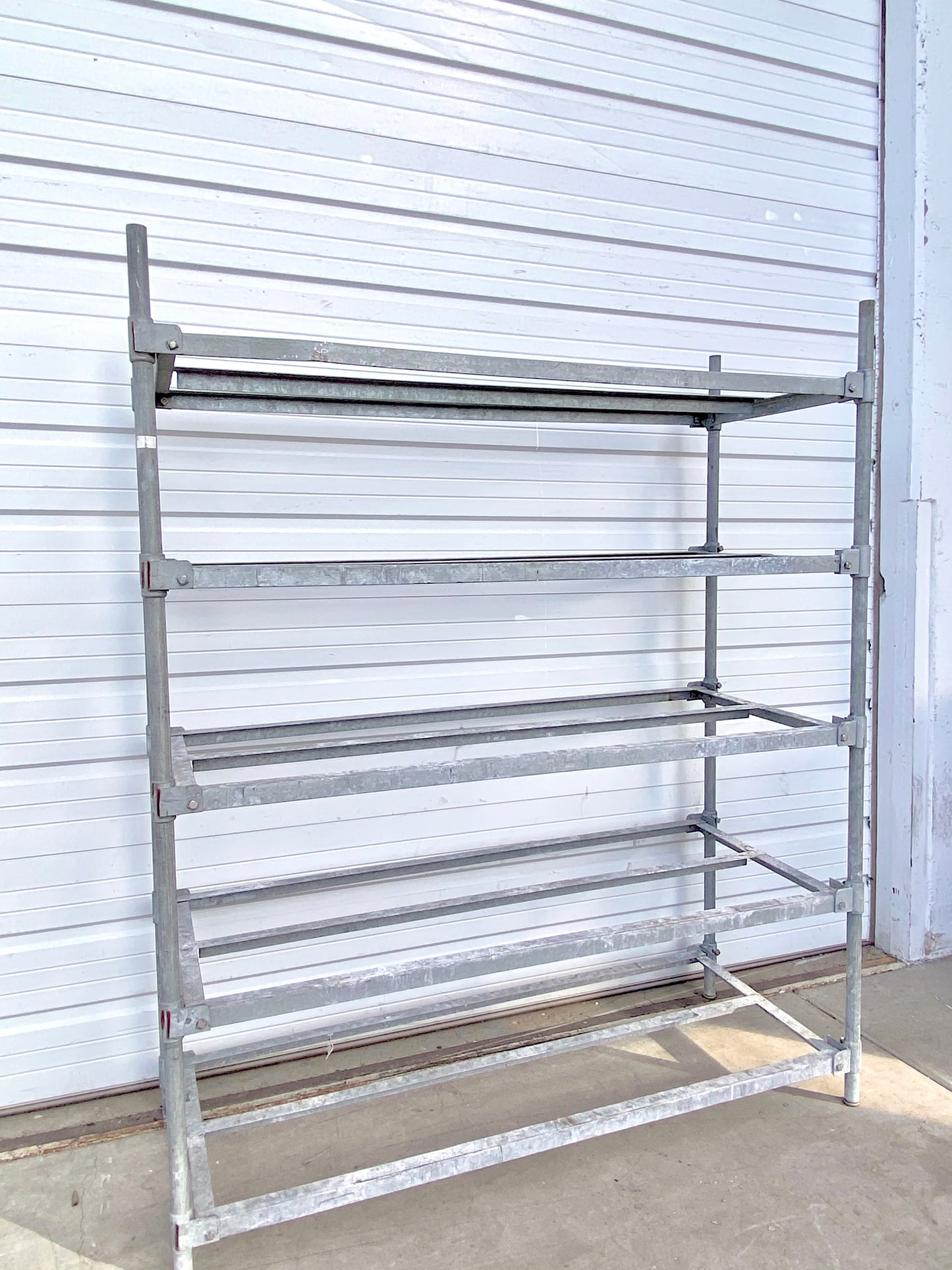 Industrial Metal Shelf includes 2 drawers