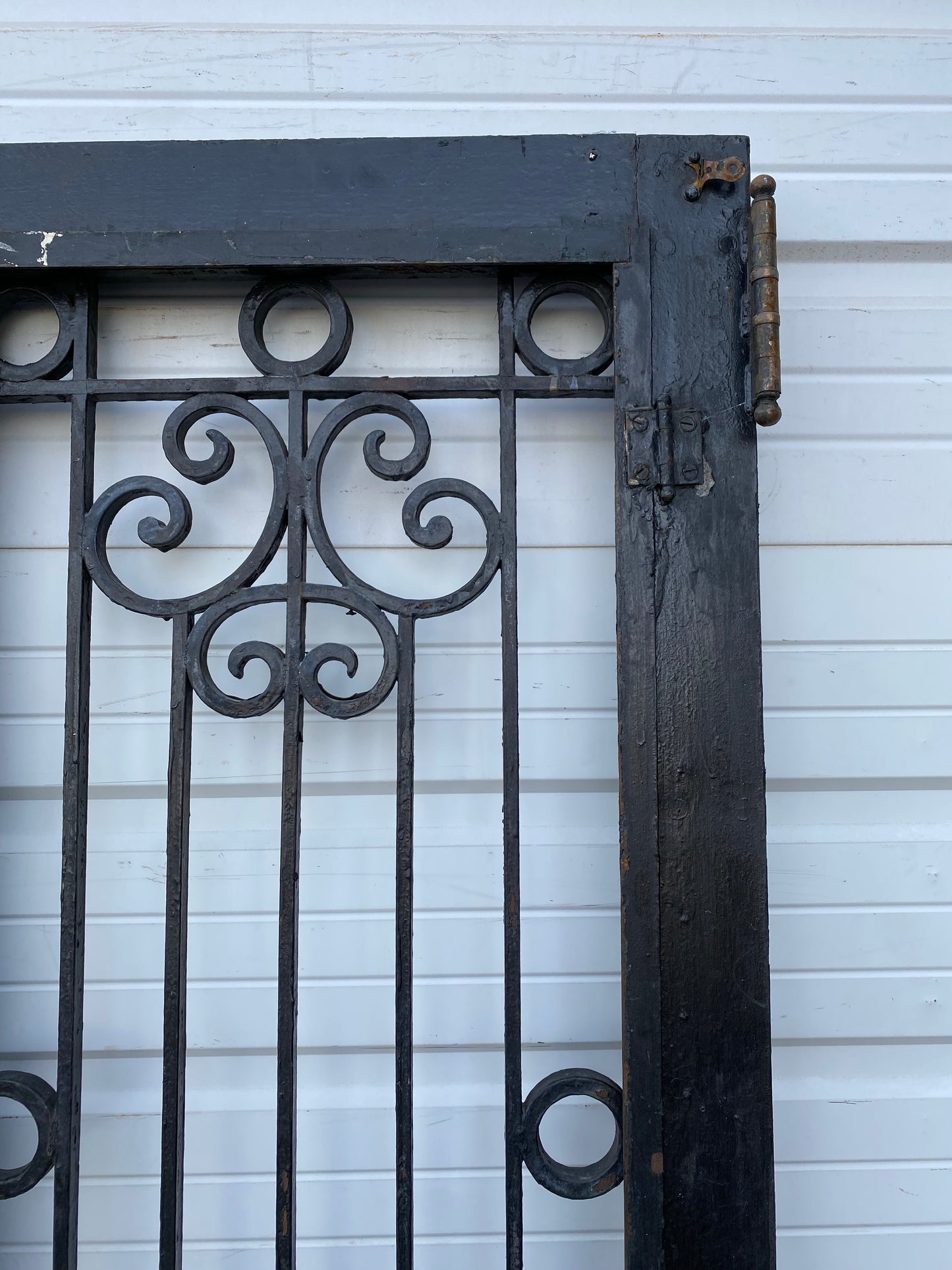 Pair of Antique Steel and Cast Iron Doors