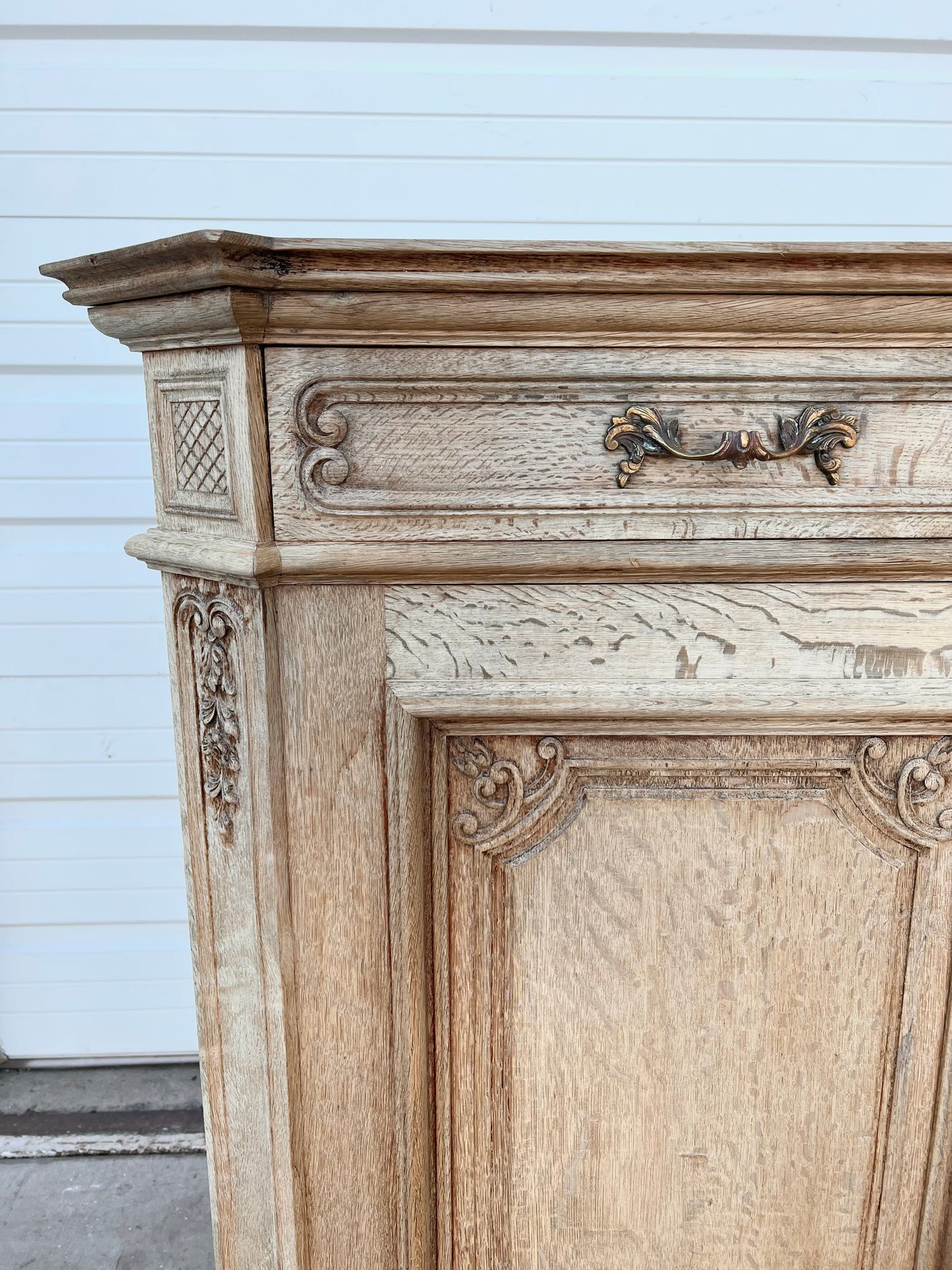 Bleached French Antique Sideboard / Buffet