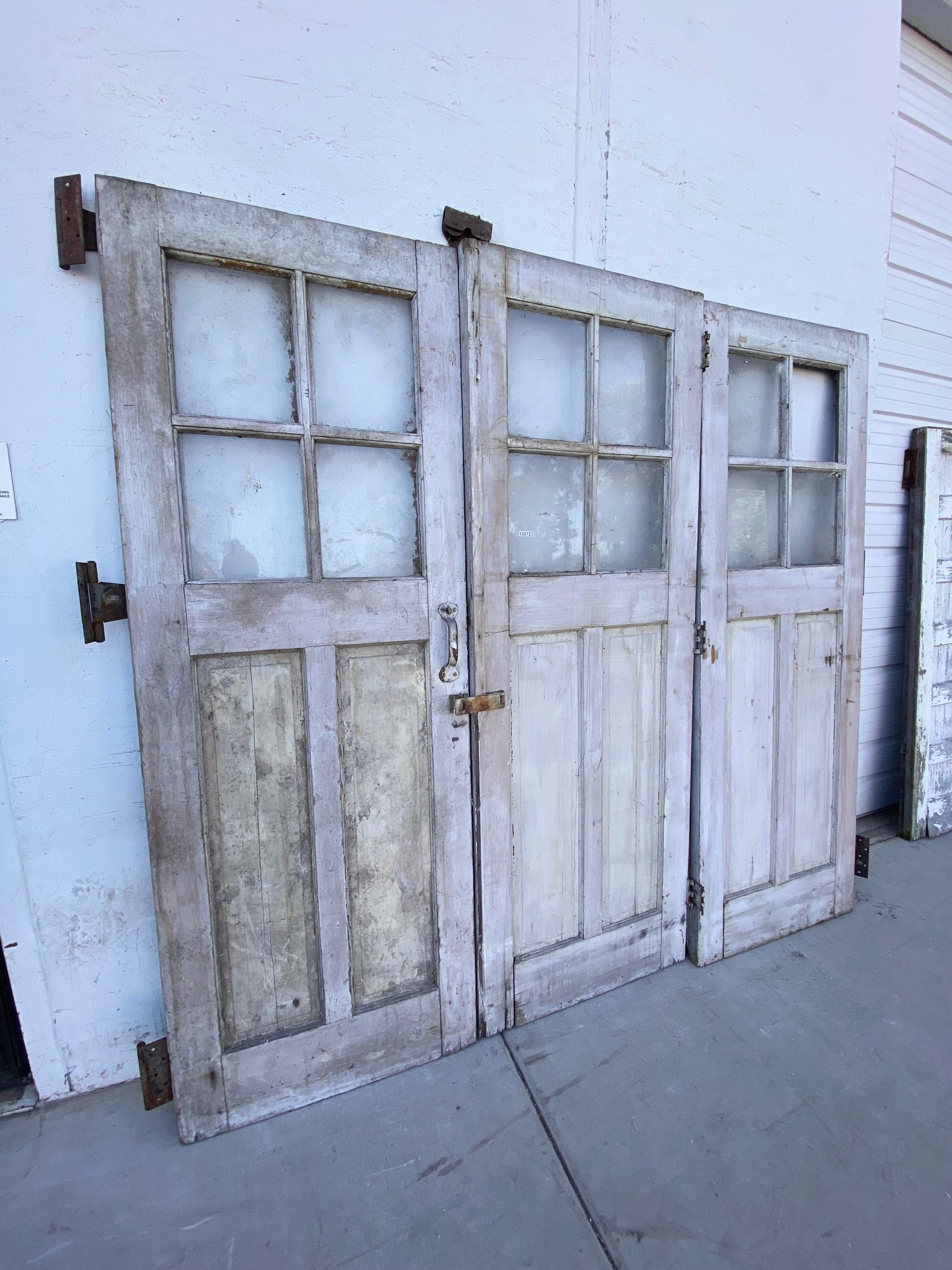 Set of 3 Antique Folding Barn Doors