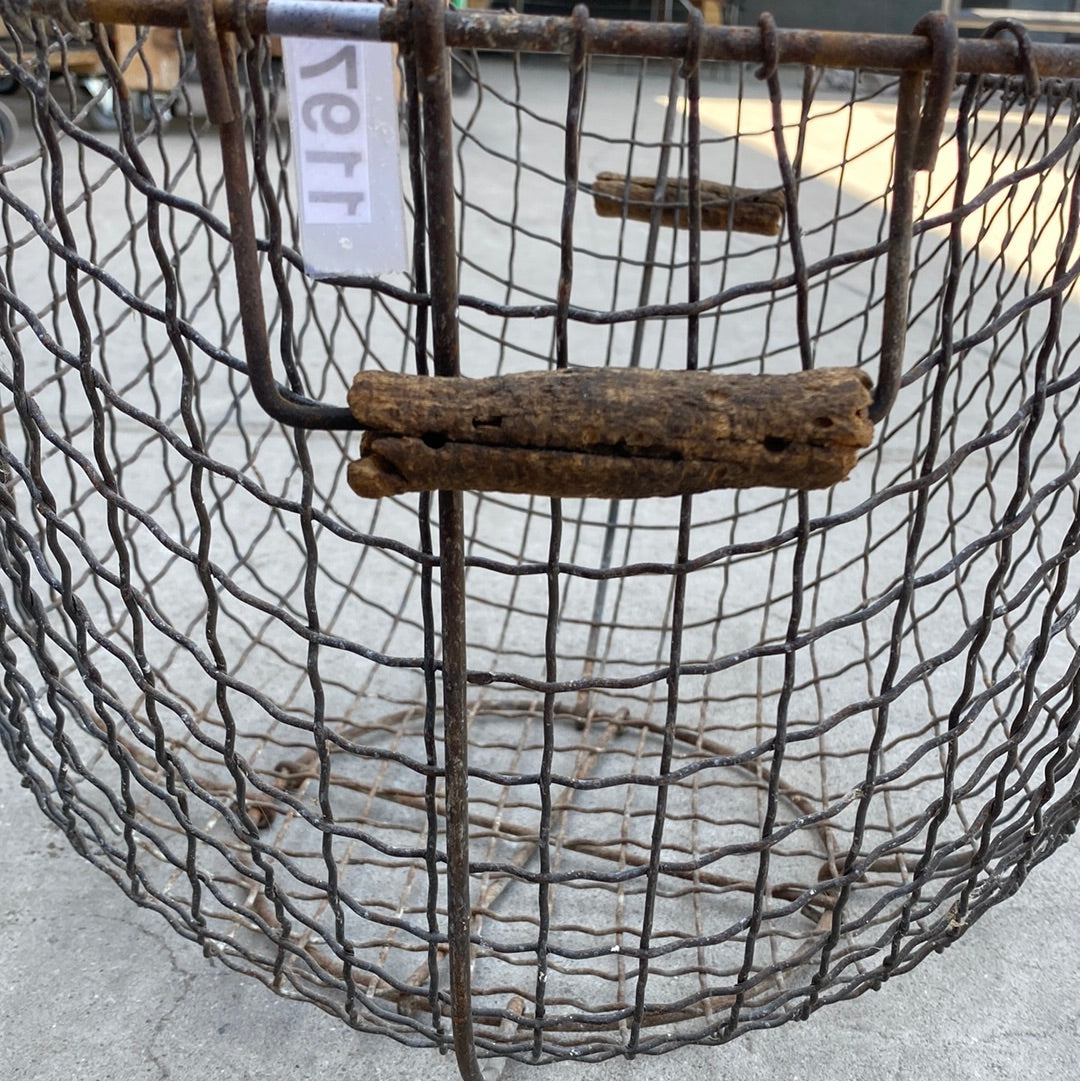 French Wire Basket with Handles