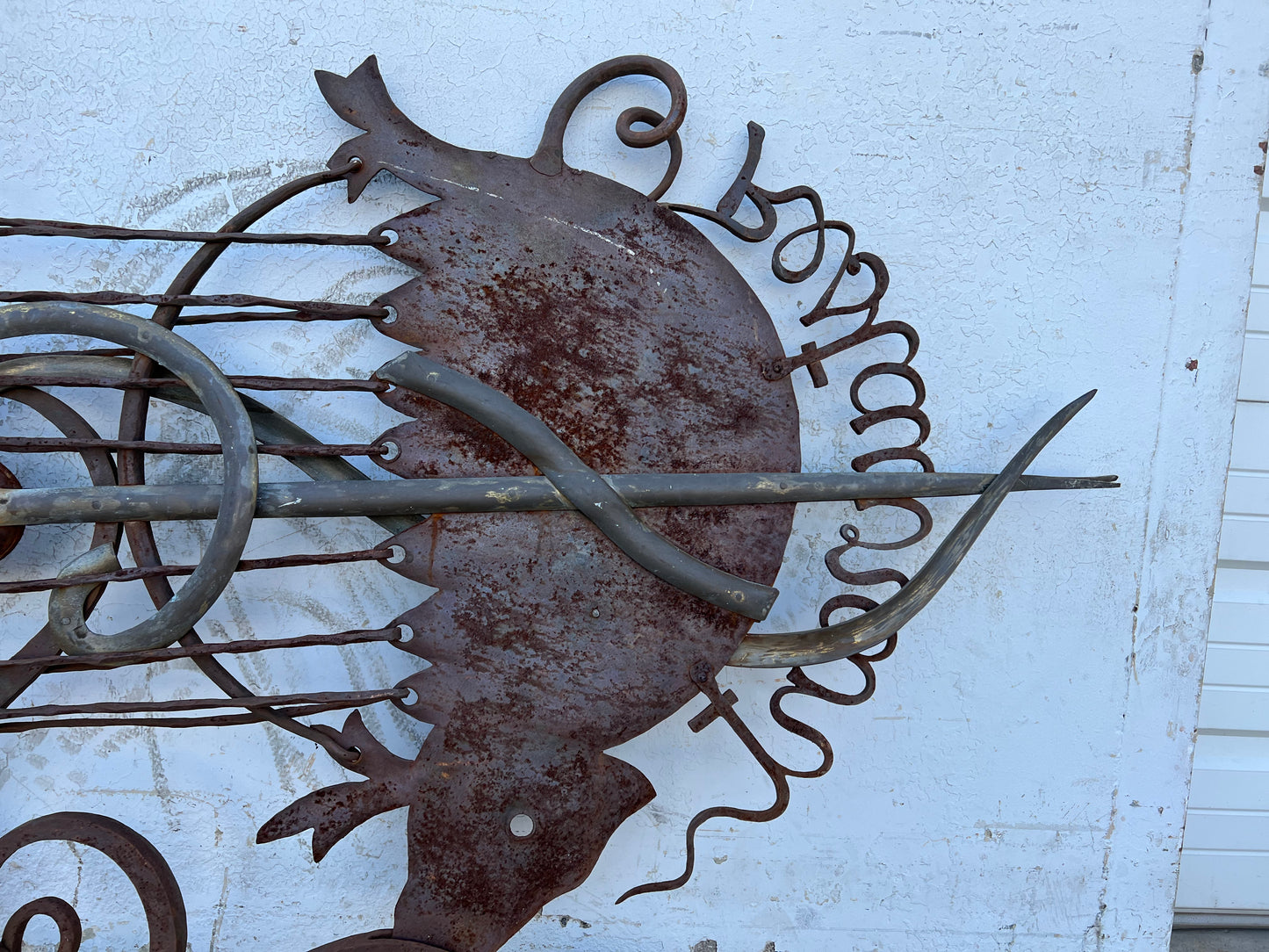 Antique Iron Sign