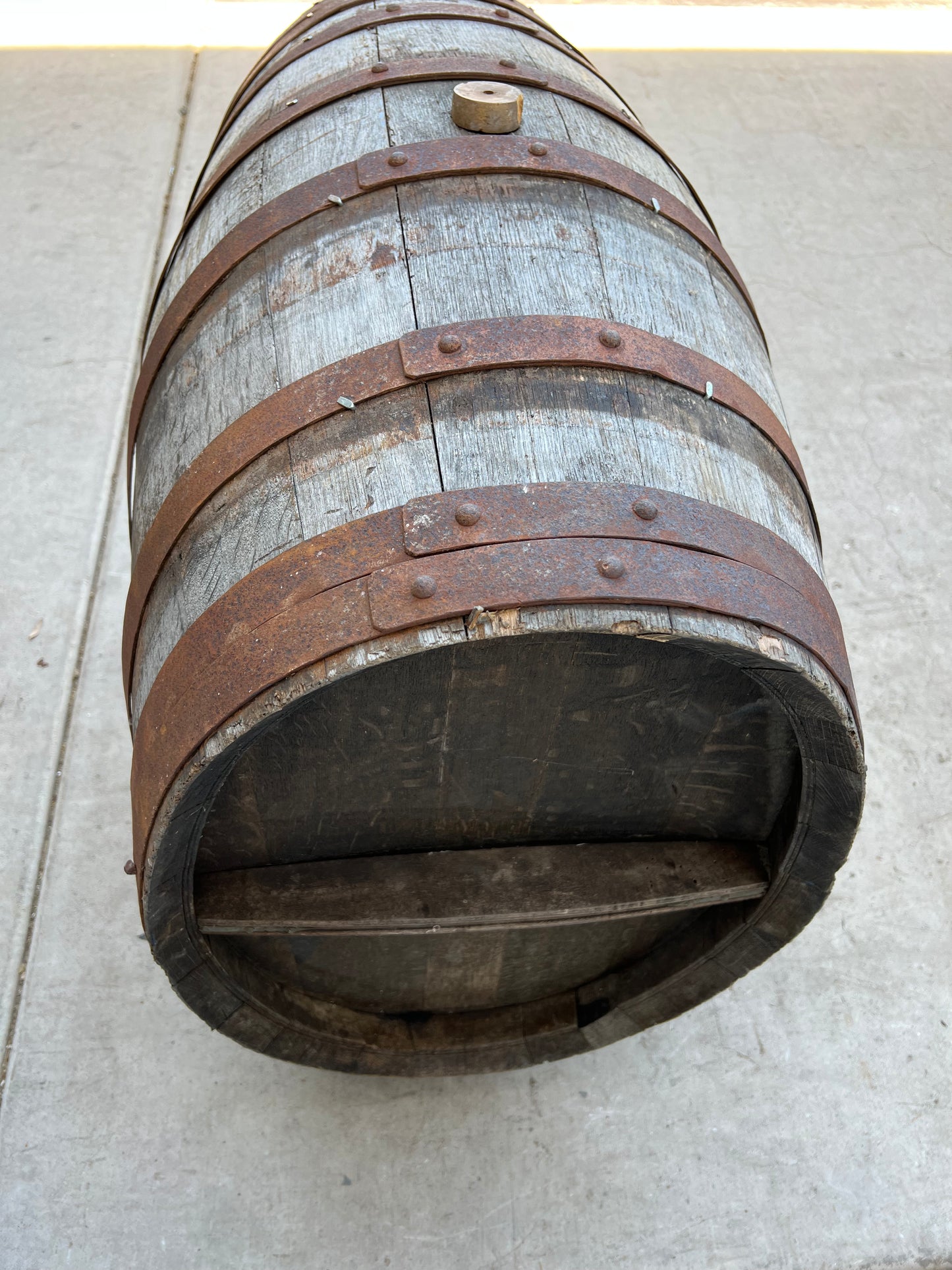 French Wine Barrel on Stand