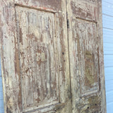 Pair of Ornate Egyptian Wood Carved Antique Doors