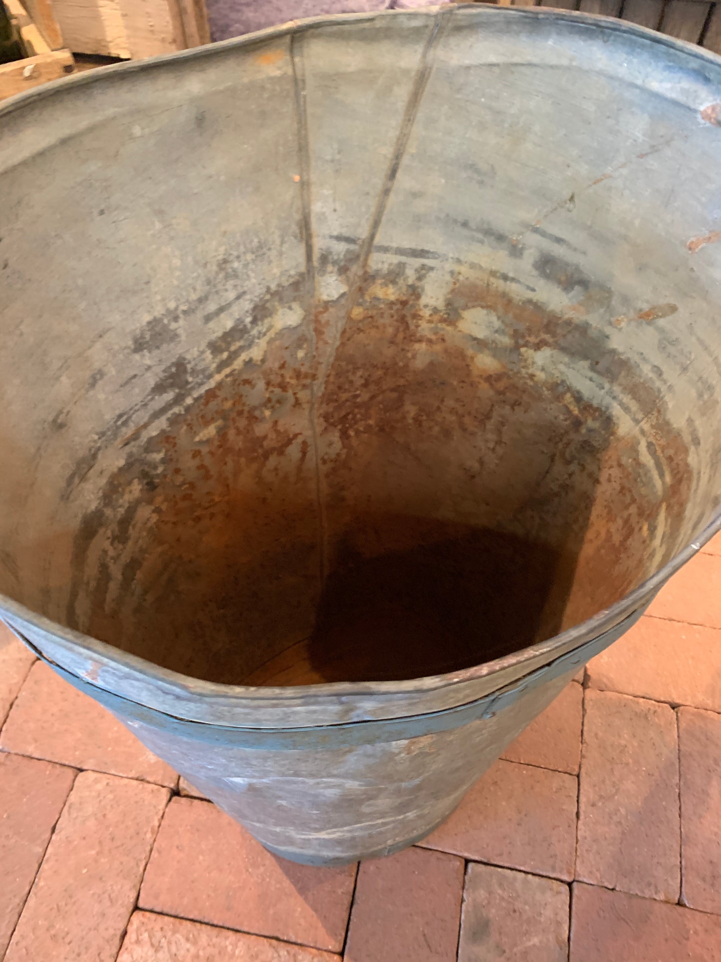 Zinc Grape Gathering Bucket