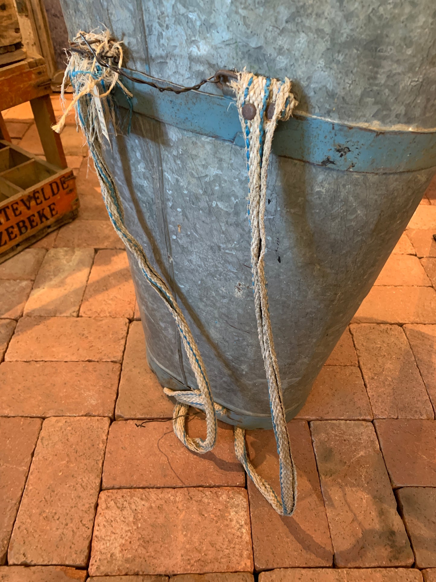 Zinc Grape Gathering Bucket