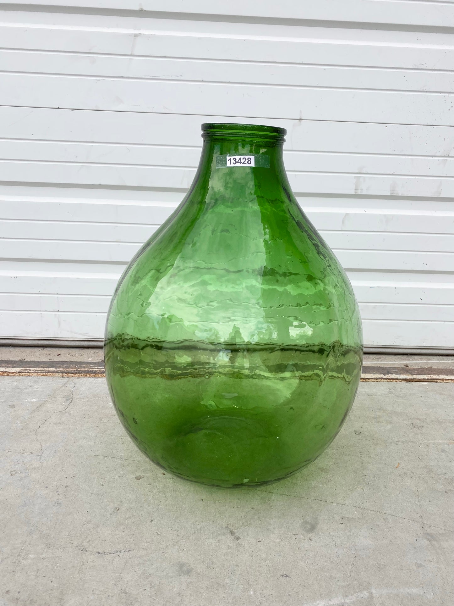Green Large Neck Bottle
