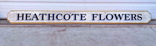 Heathcote Flowers Sign