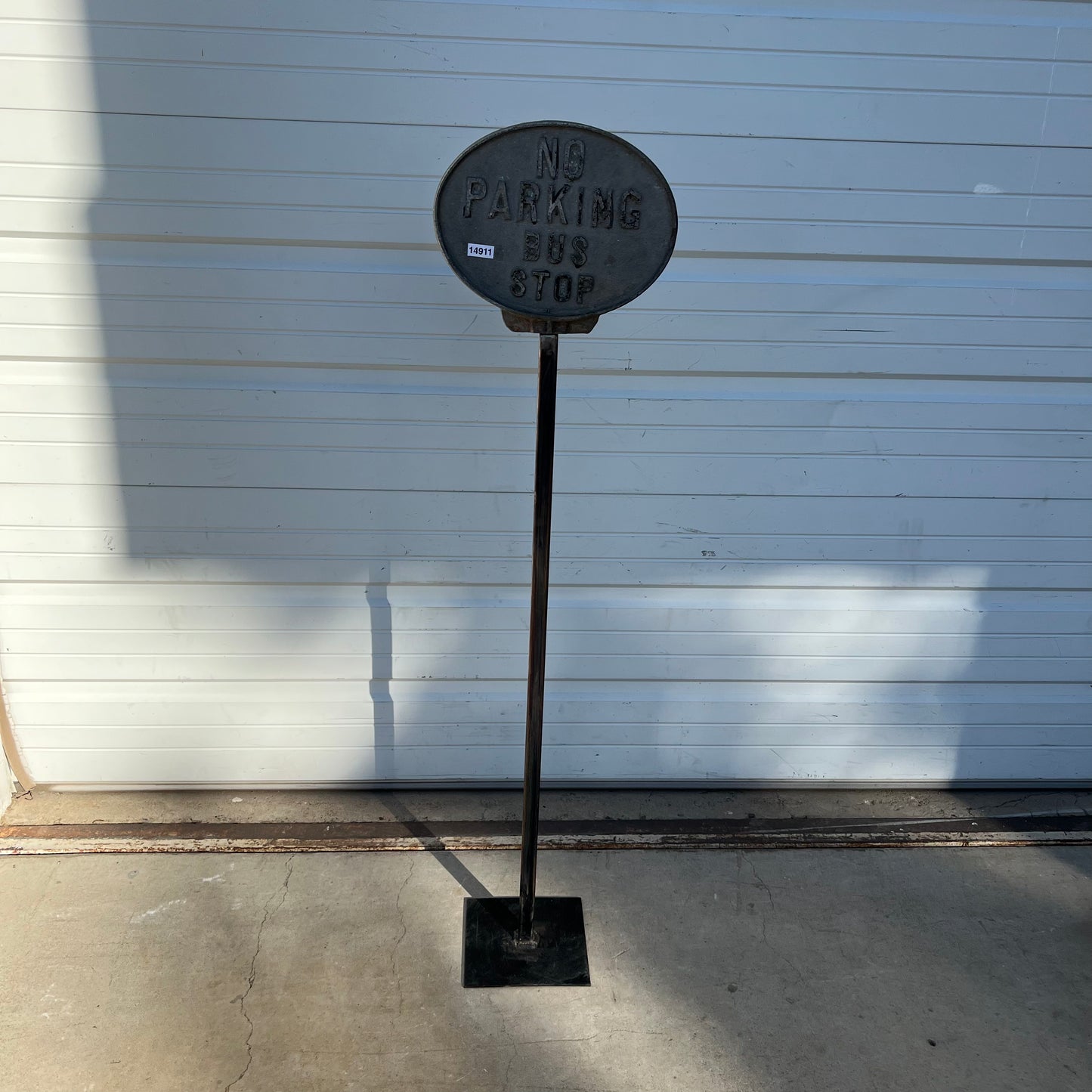Aluminum Double Sided Metal No Parking, Bus Stop Sign