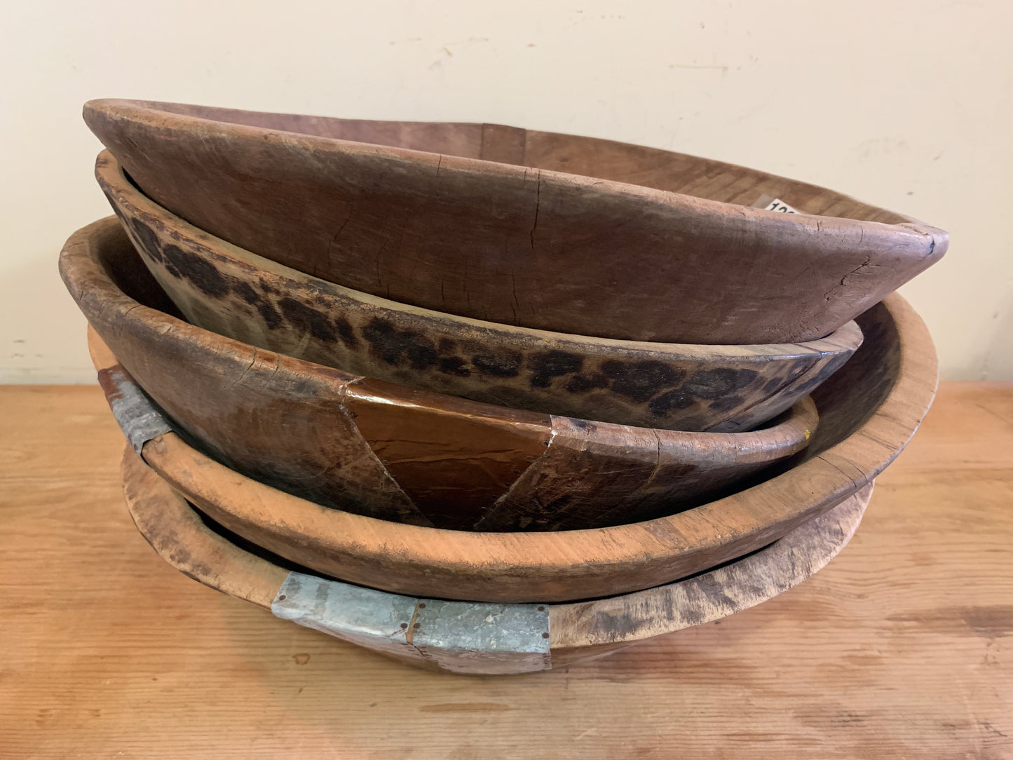 Small Wooden Turkish Bowl