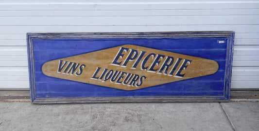 Epicerie Vins Liqeuers Sign