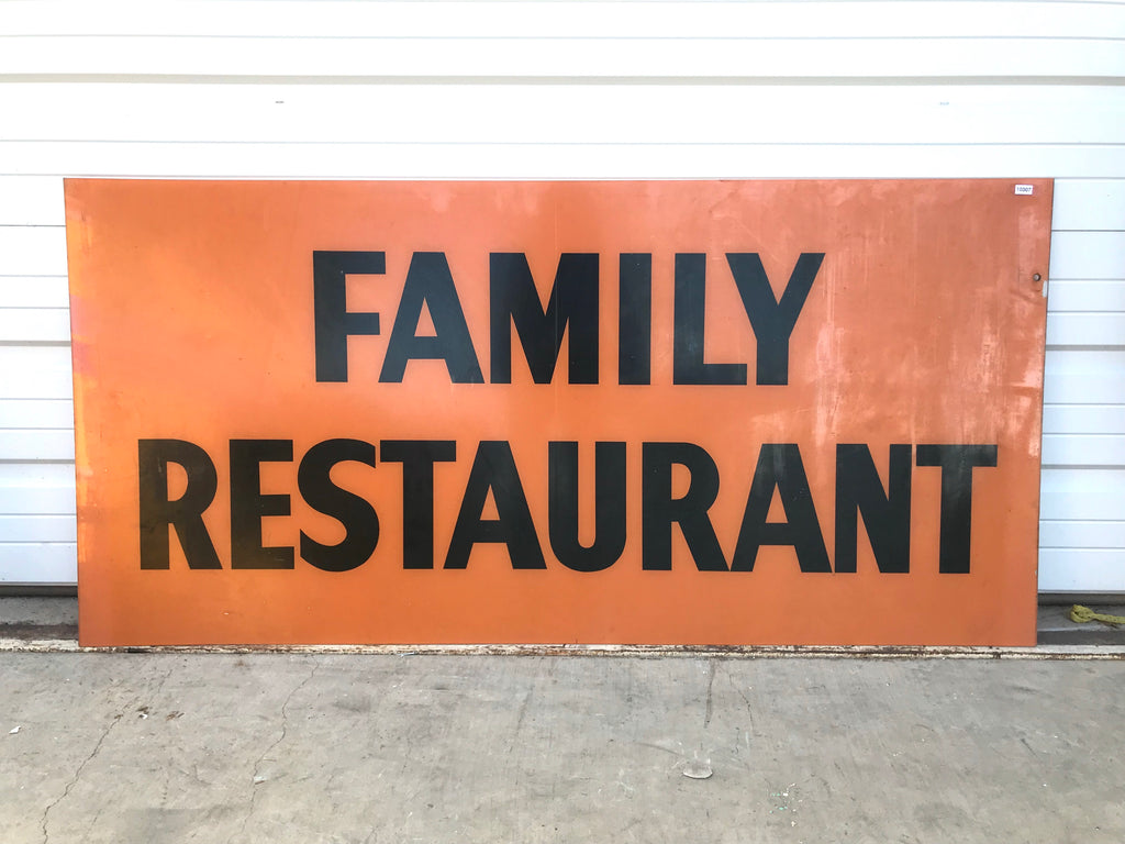 Family Restaurant Sign