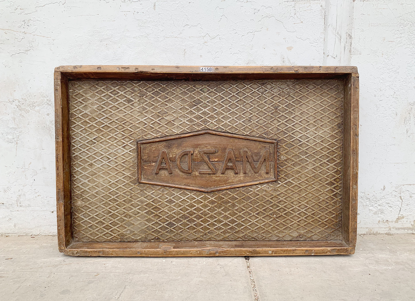 Industrial Wooden Mazda Foundry Mold