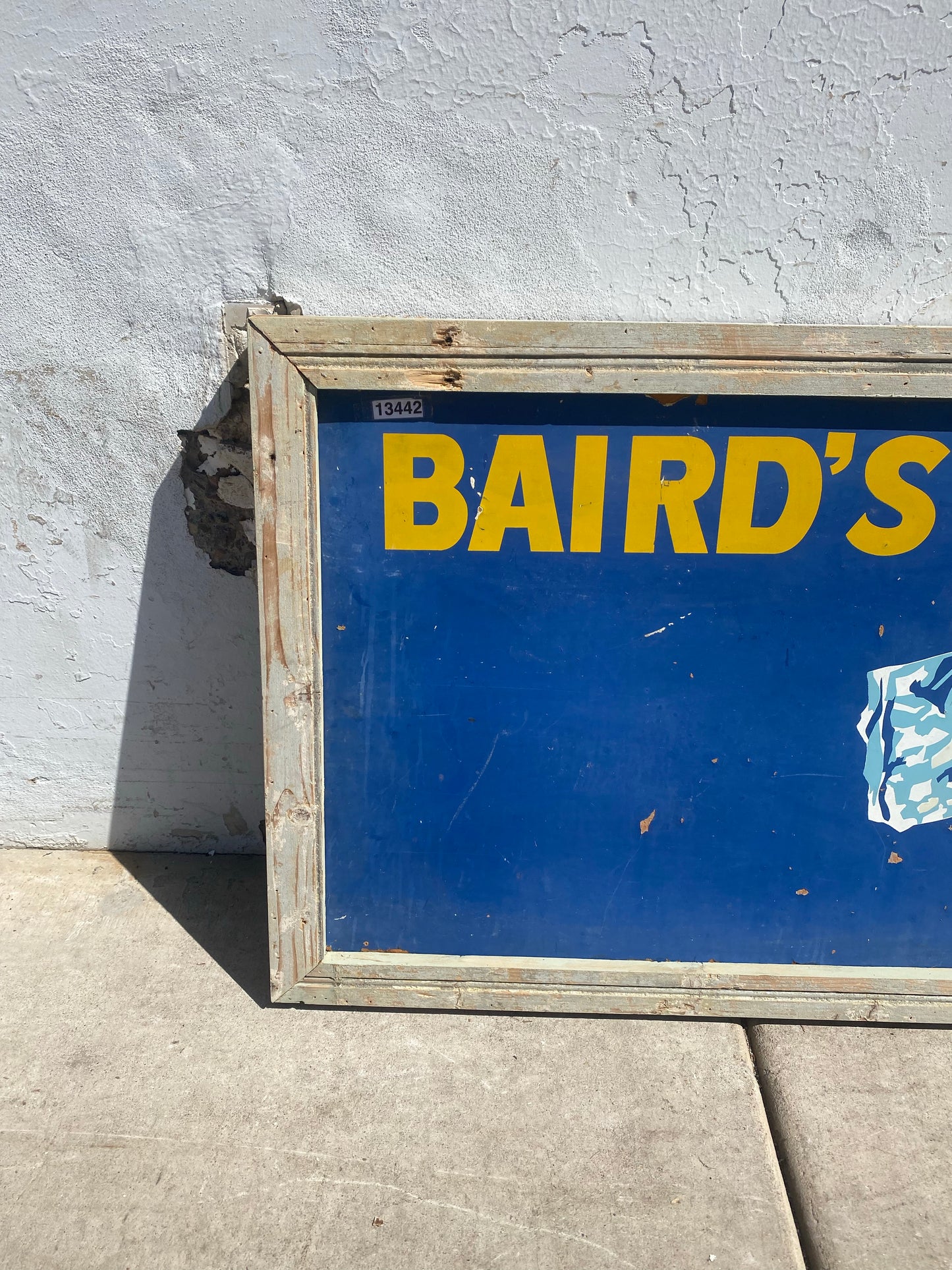 Double-Sided Sign - Baird's Bread / Read Mullen Ford