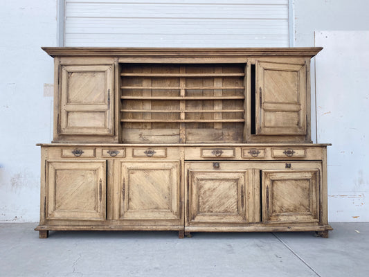 Bleached French Antique Hutch