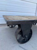 Stripped Coffee Table Trolley