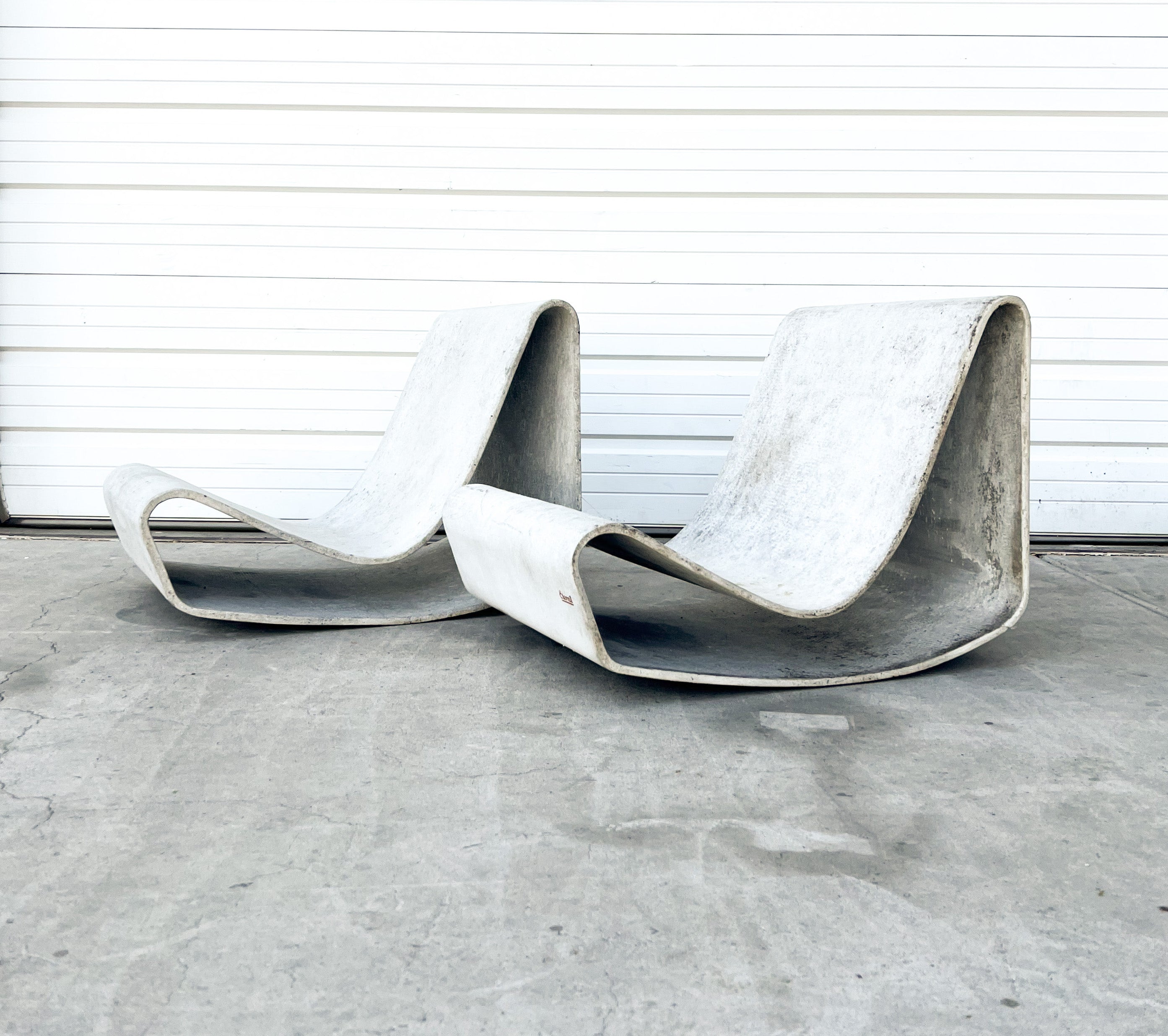 Pair of Willy Guhl Loop Chairs – Antiquities Warehouse